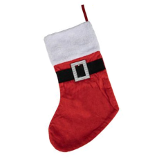 Christmas Stocking with Santa Belt 45cm